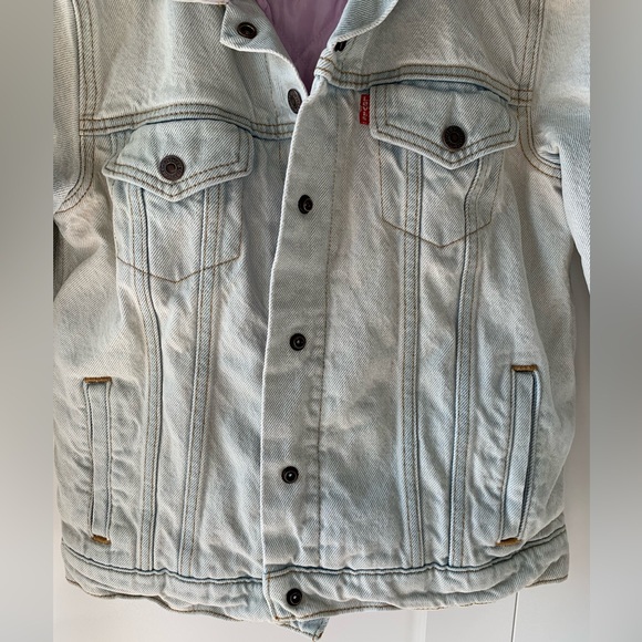 Levi’s Sherpa Collar Denim Jacket - Picture 5 of 6